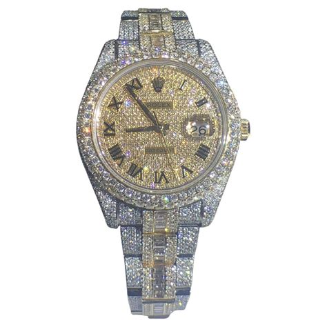 fake rolex ice out|replica rolex iced out.